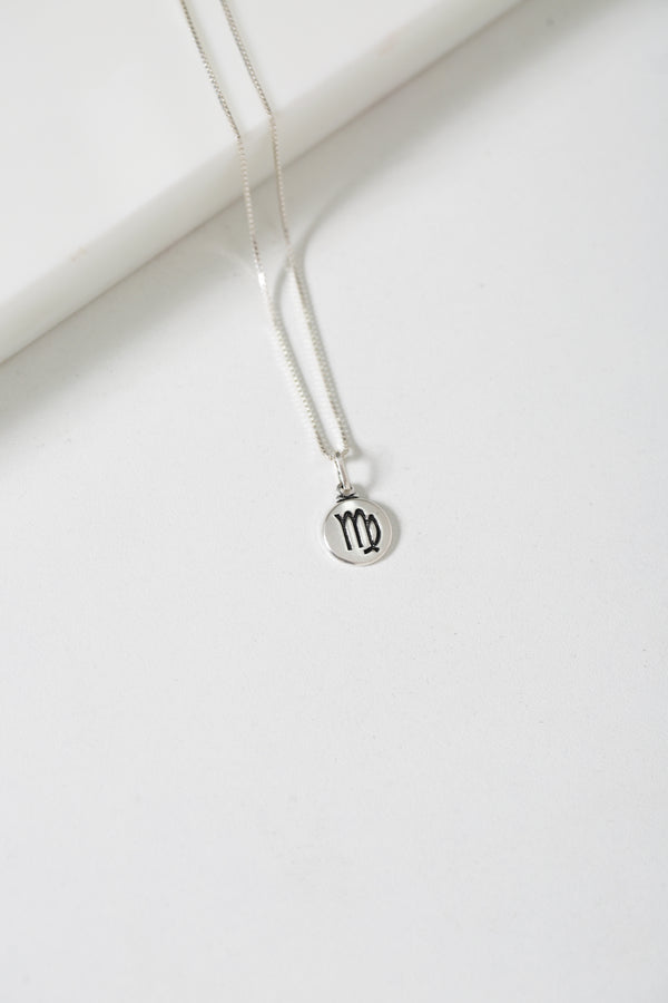 Colar Veneziana em Prata 925 com Pingente Signo de Virgem – Kayro Joias