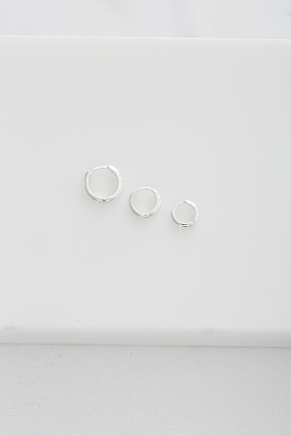 Trio de Argolas em Prata 925 – Kayro Joias